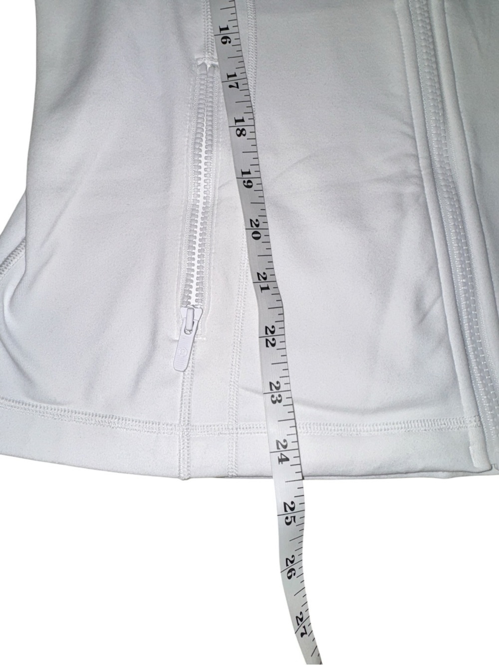 Lululemon Define Jacket Luon White Size 10 NWT Full Zip Athleisure - Picture 6 of 9